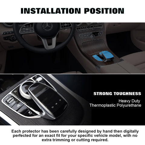 Central COMAND Touchpad Navigation Touch Controller Screen Multimedia Button Sensitive Protector Invisible Ultra HD Clear Film Skin Guard Compatible with Mercedes-Benz C E GLC GLE GLS Class