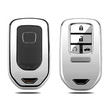 TPU Silver Shockproof Smart Key Fob Holder For Honda Honda CR-V CR-V FIT Civic