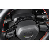 Carbon Fiber Texture Steering Wheel Upper Trim For Honda Civic 11th Gen 2022+