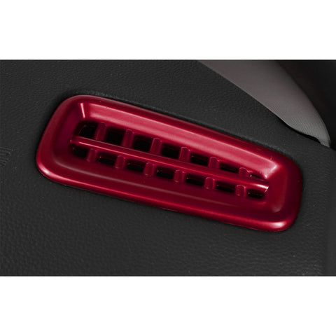 Interior Dashboard Side AC Air Outlet Frame Cover Trim For Honda Civic 11th Gen 2022, Red