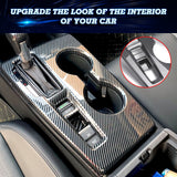 For Honda Civic 11th 2022 Carbon Fiber Pattern Gear Shift Box Panel Cover Trim
