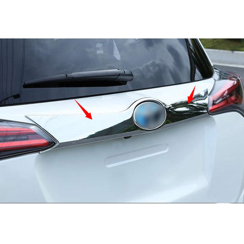 ABS Chrome Rear Boot Trunk Lid Molding Cover Trim Guard for Toyota RAV4 2016-2018