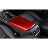 Inner Center Console Armrest Box Cover Trim, Sporty Red, Compatible with Honda Civic 11th Gen 2022