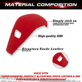 Red Suede Leather Gear Shift Knob Cap Trim For BMW 3-Series G20 G21 G28 2019-up