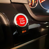 Red Car Engine Start Stop Switch Push Button Cover for BMW F30 F10 F15 F25 F48 X1 X3 X4 X5 X6 (F Class with OFF Button)