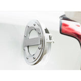 ABS Chrome Gas Tank Cap Cover Protector Oil Fuel Filler Cap Garnish Trim for Toyota RAV4 2013-2018