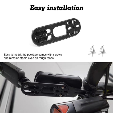 Bike Computer Handlebar Extender Camera Mount for Insta360 GoPro DJI