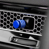 4X Blue Sporty Center AC Air Vent Knob Cover Trim For Honda Civic 11th Gen 2022+
