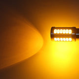 2x 1156 BA15S Amber Yellow Rear Turn Signal Light DRL 33-SMD LED Bulbs Lamp 7506