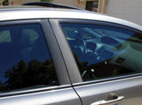 Carbon Fiber Car Door Window Pillar Post Frame Decal Molding Trim for Honda Civic 2006-2011