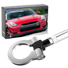 JDM Silver Sport Racing Style Aluminum Tow Hook for Infiniti G37 FX35 FX45 FX50