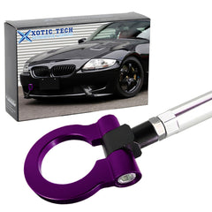 Purple CNC Euro Racing Style Tow Hook For BMW 1 3 5 Series X5 X6 Mini Cooper R55