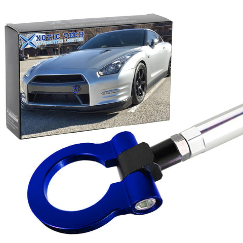 Front Track Racing Aluminum Blue Tow Hook JDM for Nissan GTR Infiniti Q50 Q60