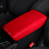 Inner Center Console Armrest Box Cover Trim, Sporty Red, Compatible with Honda Civic 11th Gen 2022