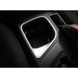 1pcs ABS Chrome Car Interior Cup Holder Panel Frame Cover Trim for Toyota RAV4 2016-2018