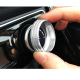 Alloy AC Climate Volume Knob Switch Control Ring Trim For Honda Fit Jazz 2014+