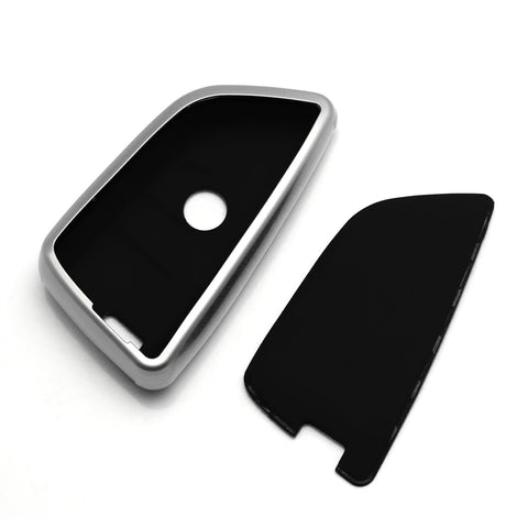 1Pc Black Anti-Fingerprint Remote Control Keyless Cover Case Protector For BMW