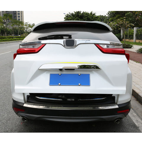 for Honda CRV CR-V 2017 2018 2019 2020 2021 Stainless Steel Rear Trunk Lid Molding Trim, Car Tailgate Rear Trunk Latch Cover Trim Moulding Strip