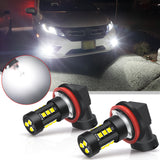 High Power Xenon White LED Fog Driving Light Lamp Bulbs For Honda CR-V 2007-2019