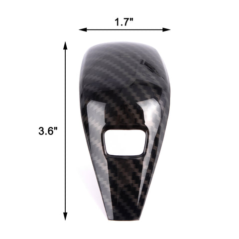 Carbon Fiber Pattern Gear Shift Knob Cover Trim For BMW 3 Series G20 2019-2024
