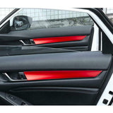 Red Door Panel Armrest Stripes Handle Bowl Cover Trims For Honda Accord 2018-22