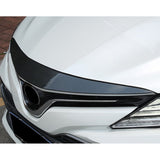 Carbon Fiber Pattern Exterior Front Grille Hood Cover Trim For Toyota Camry LE, XLE 2018-up 4 Door Sedan