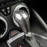 Real Carbon Fiber Interior Gear Shift Knob Cover Overlay Trim Decal for Chevrolet Camaro 2016-2024