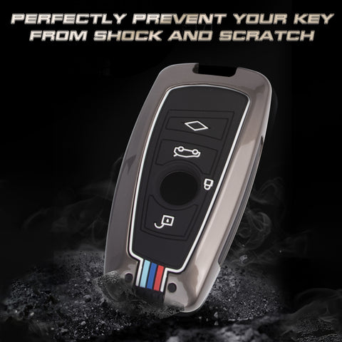 Zinc Alloy Silicone Full Protect Keyless Key Shell Skin For 1-7 X3 X4 M2-M6