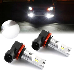 120W Xenon White CSP H11 H8 LED Bulbs Fog Lights For Honda Accord Civic CRV FIT