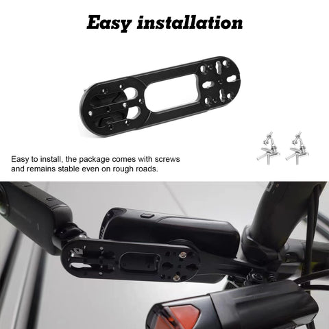 Bike Computer Handlebar Extender Camera Mount for Insta360 GoPro DJI