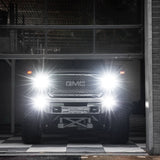 6pcs 6000K Xenon White LED High Low Beam Headlight + Fog Light Bulb Combo Package for Chevrolet Silverado 1500 2500 3500 2007-2015