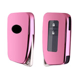 Pink Soft TPU Full Protect Smart Remote Control Key Fob Cover For Lexus NX RX 250 GS IS RC 300