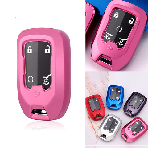 Soft TPU Full Seal Remote Keyless Key Holder Shell Case For GMC Acadia 2017-up