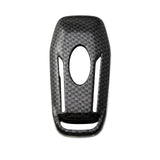 Black Carbon Pattern Keyshell Key FOB Case Shell For Lincoln Ford Mustang Explorer F150