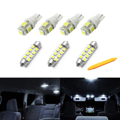 7x White Bulbs SMD Interior LED Lights Package Kit For Ford F-150 F150 2004-2008