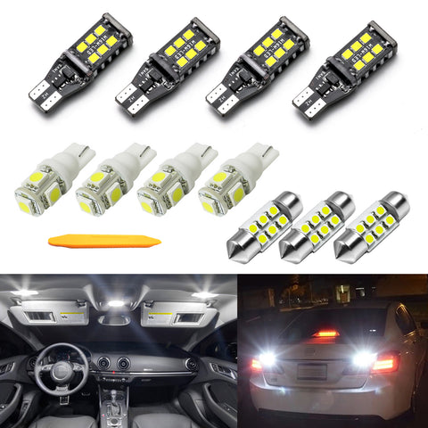 White LED Light Kit Interior Pkg Cargo Reverse for Toyota Tundra 2000-2005 2006