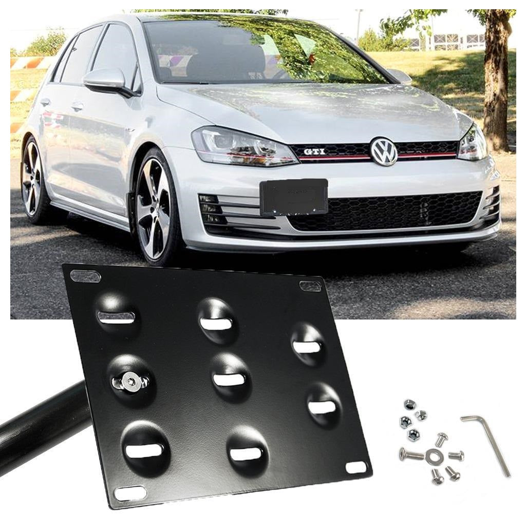 Front Bumper Tow Hook License Plate Mounting Bracket for VW Volkswagen Golf  GTi