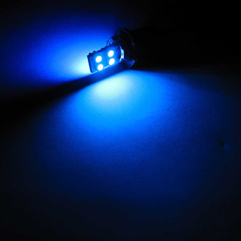 10PCS Ultra Blue T10 LED Bulbs Dome Map Light Car Interior High Power Lamps