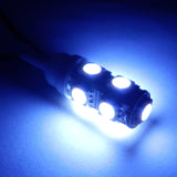 10x T10 168 194 LED White\ Blue 501 W5W 9-SMD Side Wedge License Light Bulbs 2825 192