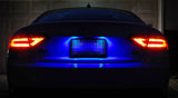 2Pcs 8000K Blue 36mm 16-SMD 6418 C5W LED Bulbs For Car License Plate Lights