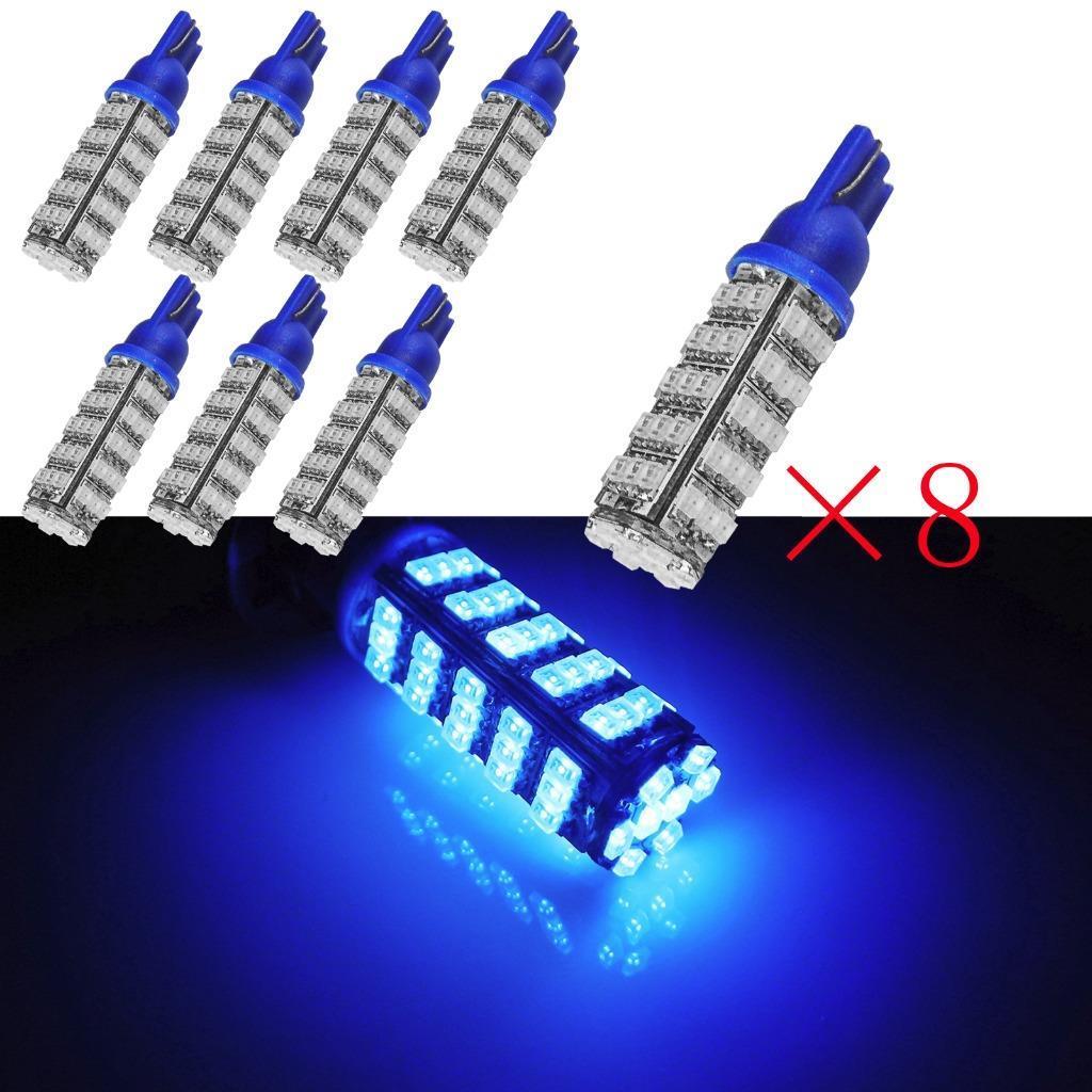thumbnail image 2 of Ice Blue LED Parking Light Bulbs – 2825 168 194 W5W T10 – 2-Pack, 12V, 30K Hours 2 of 2
