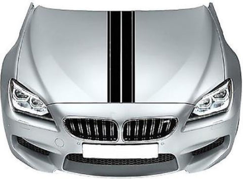 Double Racing Strips Car Sticker For Body Exterior Cosmetic, Hood, Roof, Trunk