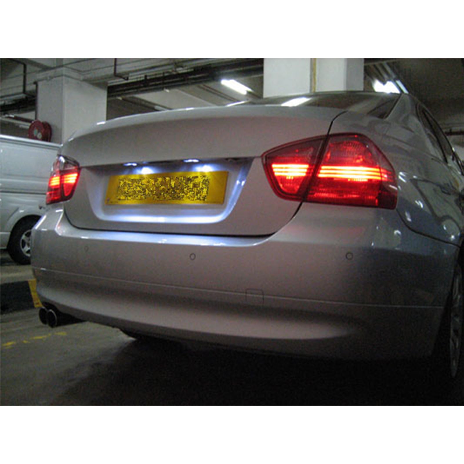 Super Bright White LED License Plate Lights For BMW E90, E92, E60, F30 & More