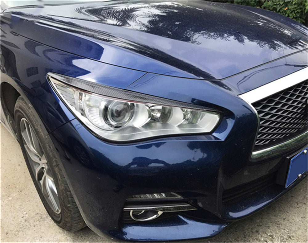thumbnail image 2 of 1 Pair Front Headlamp Eyebrow, Protective Eyelid Cover Trim 2 of 14