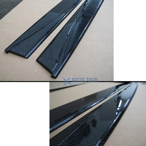 M Performance Carbon Fiber Sport Side Skirt Extensions Lip for BMW M4 F82 2015+