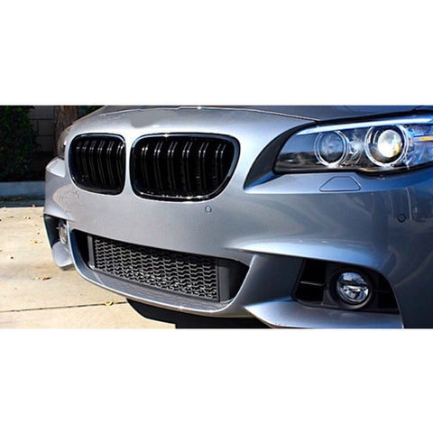 2X BMW 5-Series F10 F11 Painted Glossy Black Front Grille Grill Kidney 2011-2016 M5 528i 550i