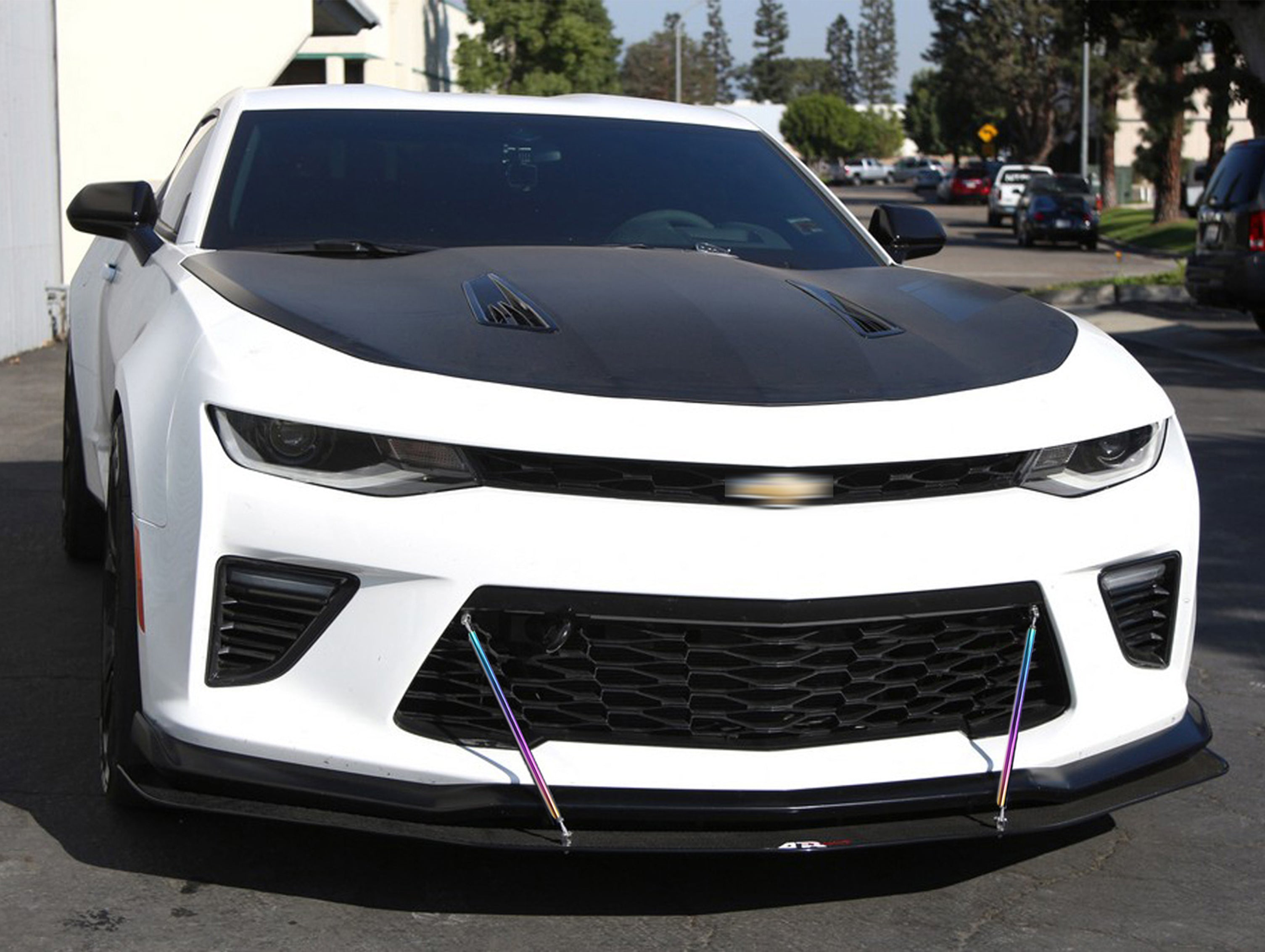 GOODFITMENT Adjustable Front Bumper Splitter Strut Rod Kit For Chevy Camaro