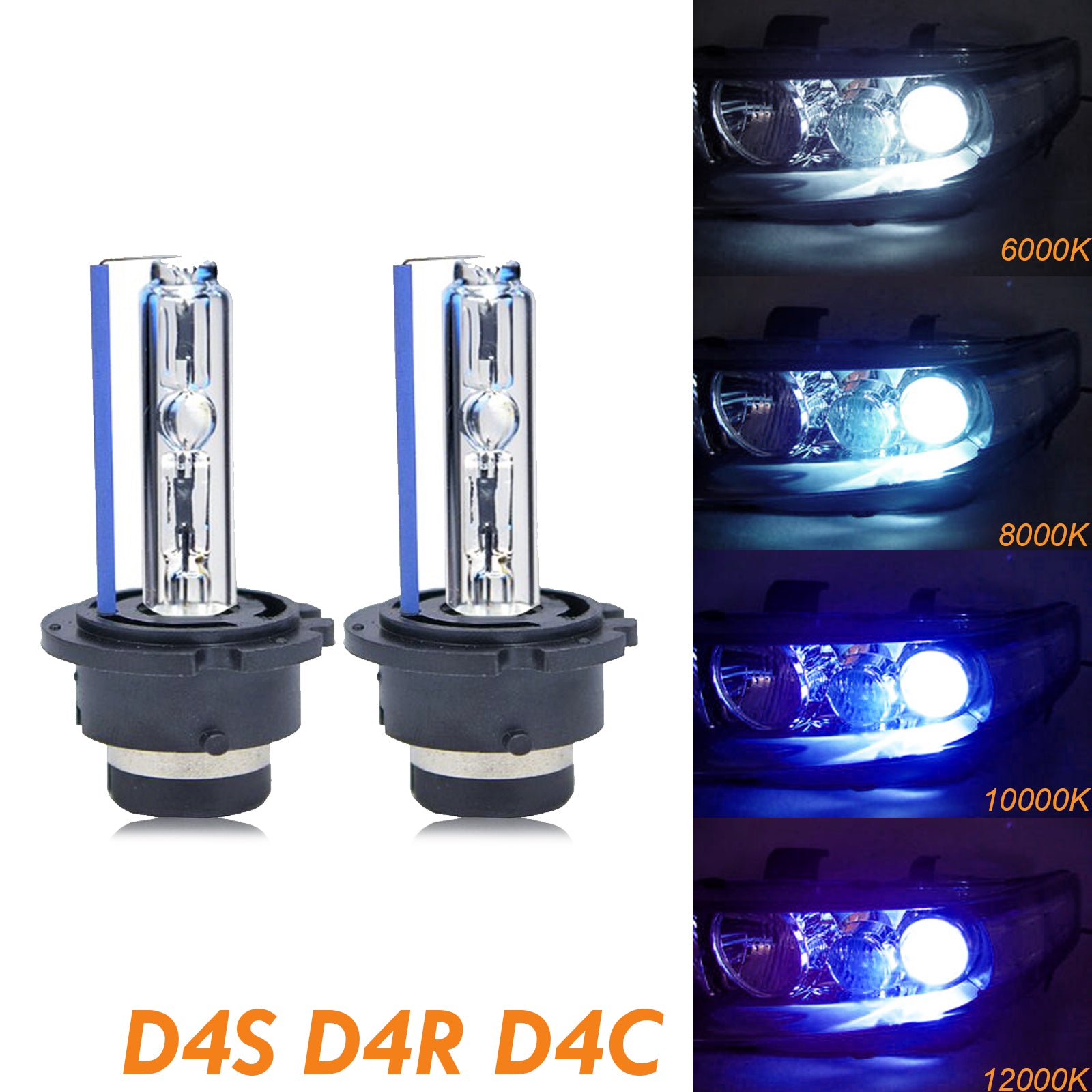 1 set D4S D4C D4R HID OEM Direct Replacement Headlight Xenon Beam Bulb