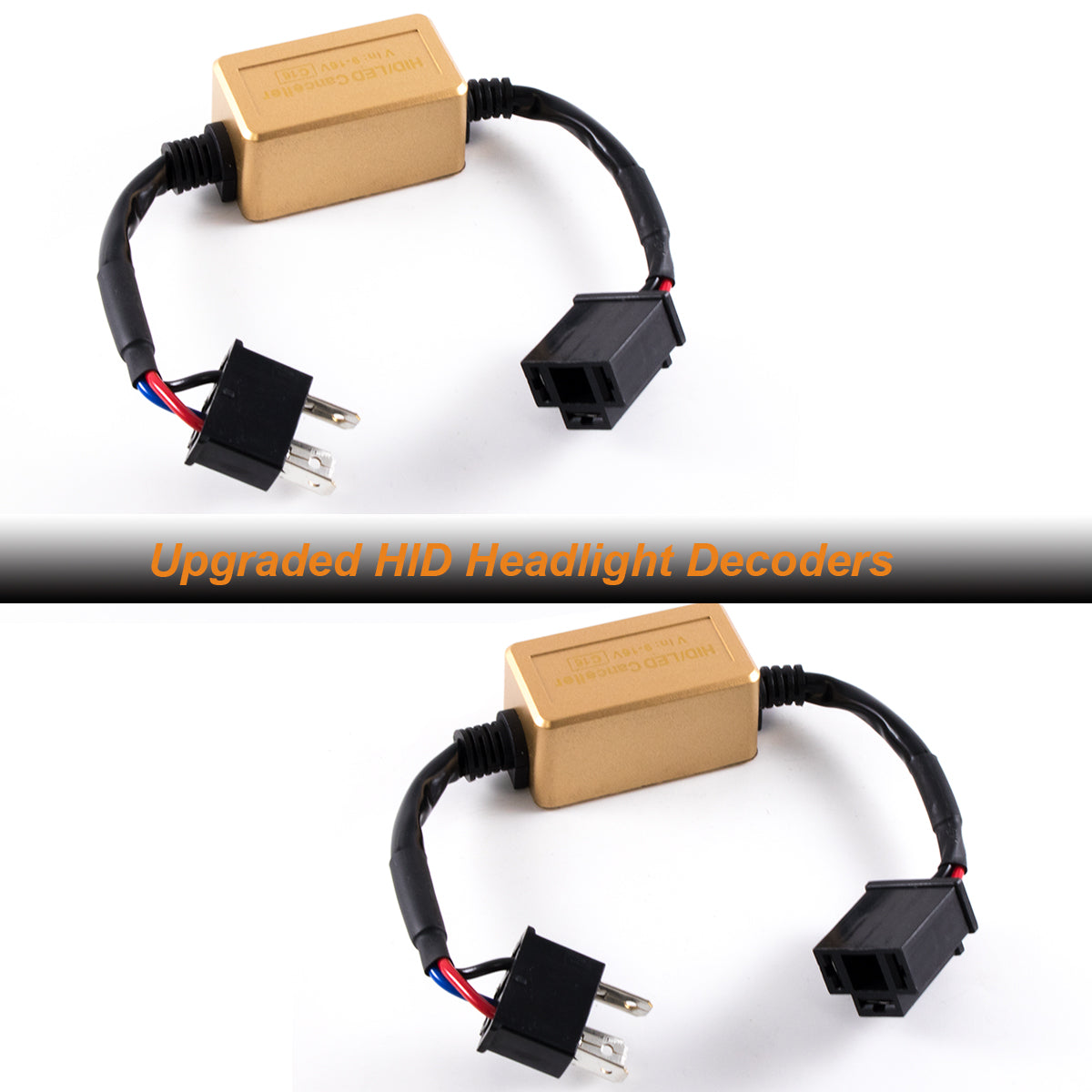 Xotic Tech H7 LED Headlight Kit Canbus Decoder Adapter Anti-Flicker Flash  Error Cancellers Error Free Resistor For LED Headlights, Fog lights, DRL