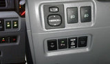 Factory Style 4-Pole 12V Push Button Switch w/ LED Background Indicator Lights For Fog Lights, DRL, LED Light Bar, etc (39mm Standard Size)
